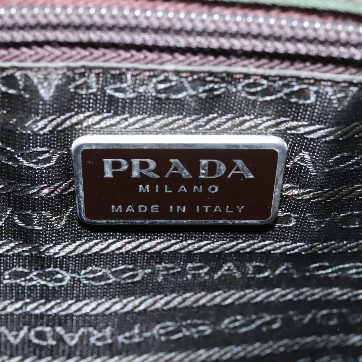 Prada Tessuto Green Synthetic Handbag (Pre-Owned)
