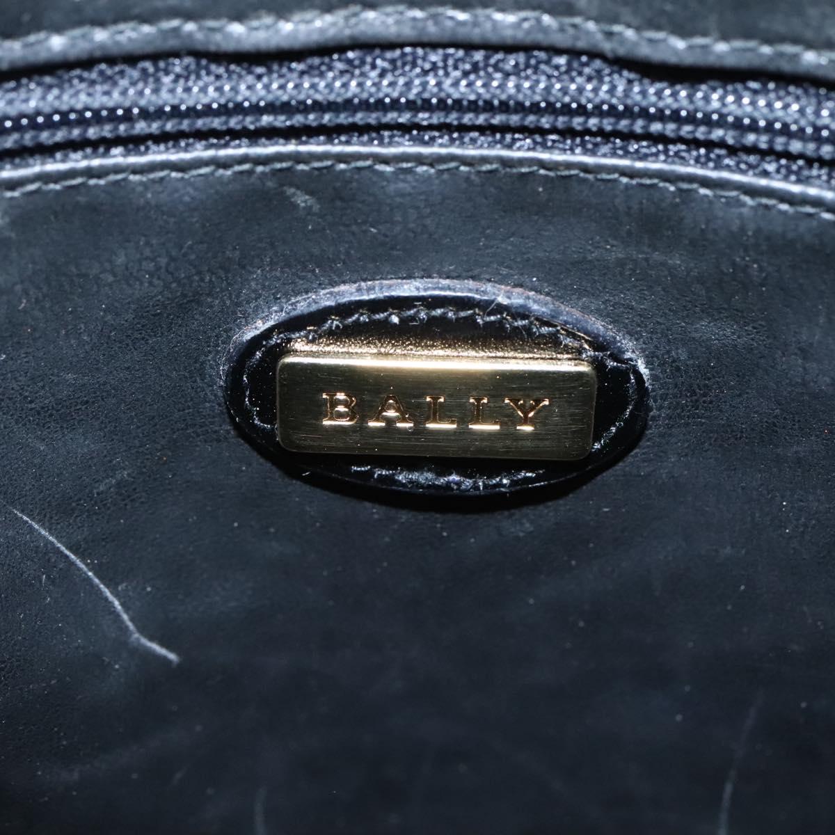 Bally Black Leather Shoulder Bag (Pre-Owned)