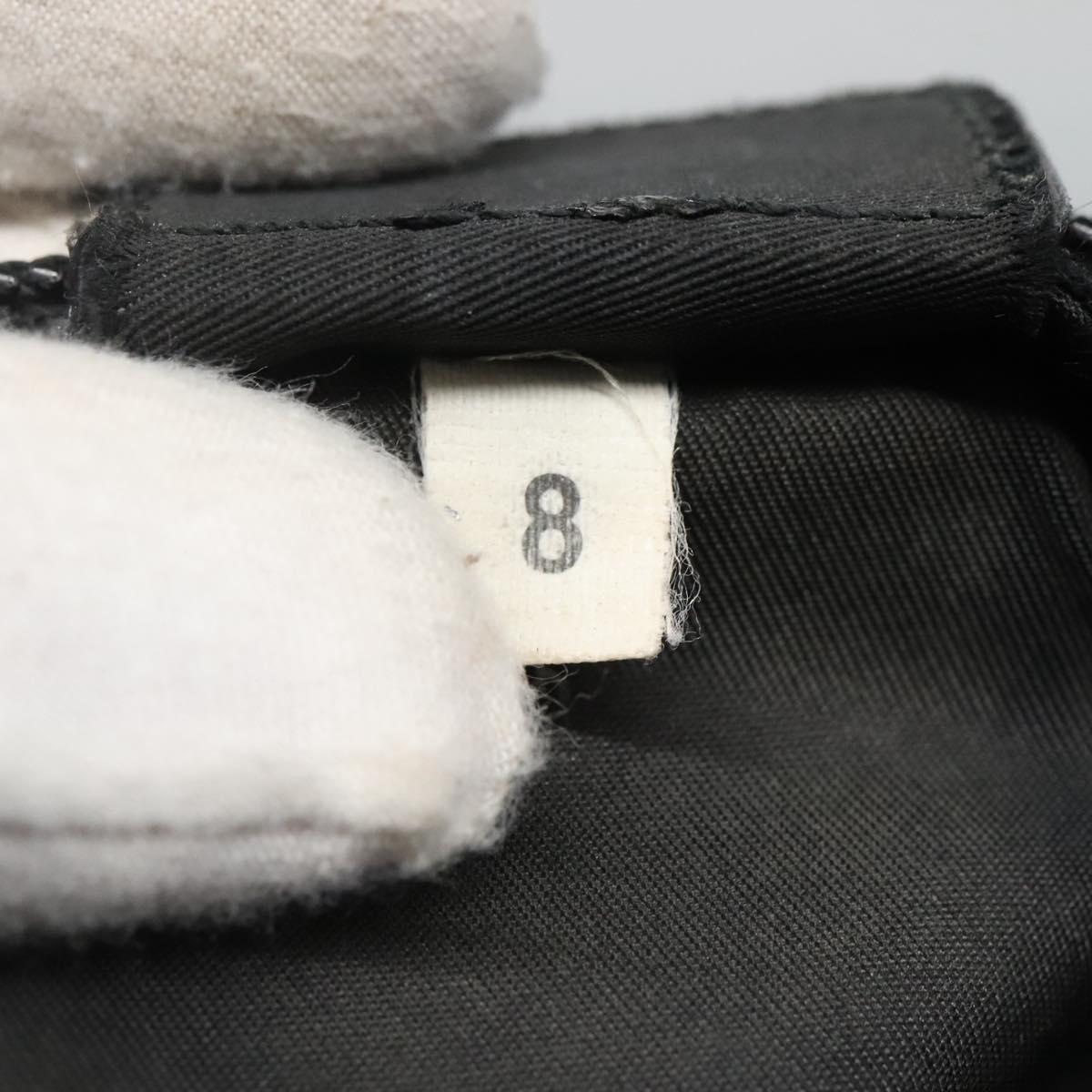 Prada Cosmetic Pouch Black Synthetic Clutch Bag (Pre-Owned)