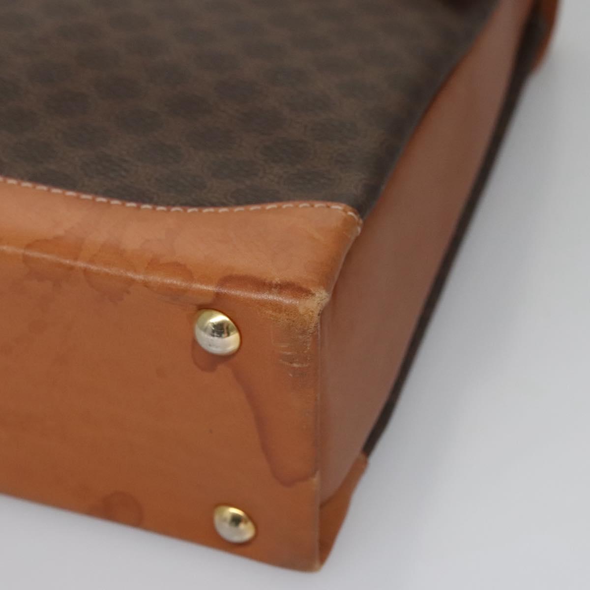 Céline Macadam Brown Canvas Briefcase Bag (Pre-Owned)