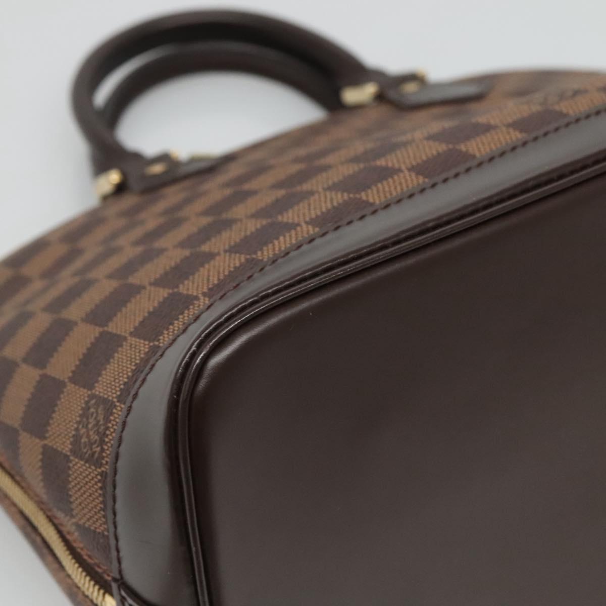 Louis Vuitton Alma Brown Canvas Handbag (Pre-Owned)