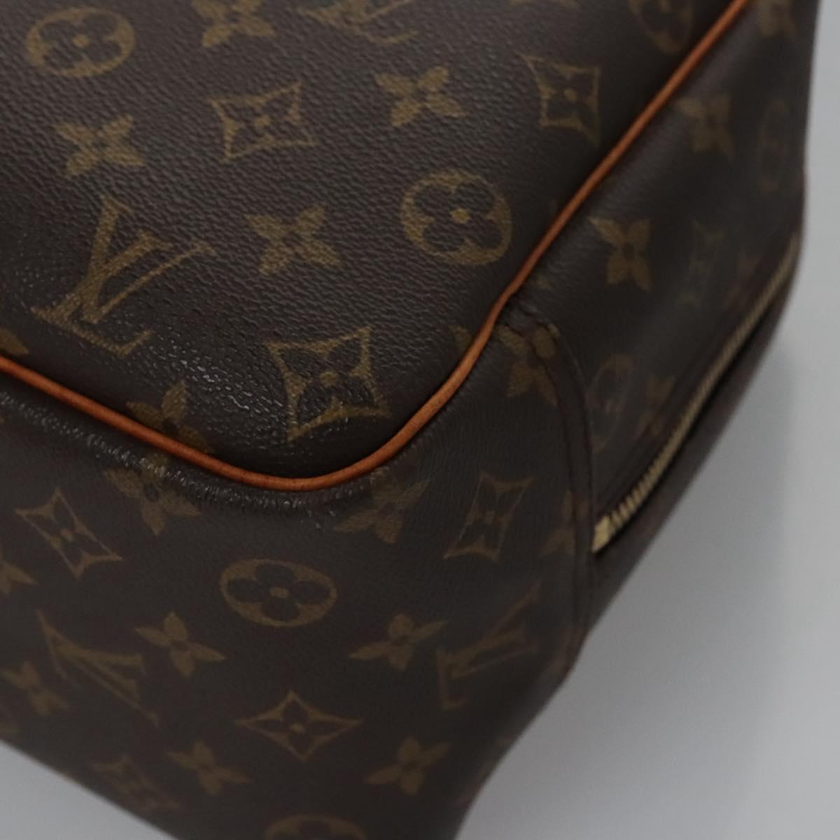 Louis Vuitton Deauville Brown Canvas Handbag (Pre-Owned)