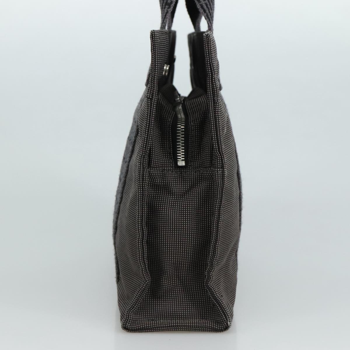 Hermès Herline Grey Canvas Tote Bag (Pre-Owned)