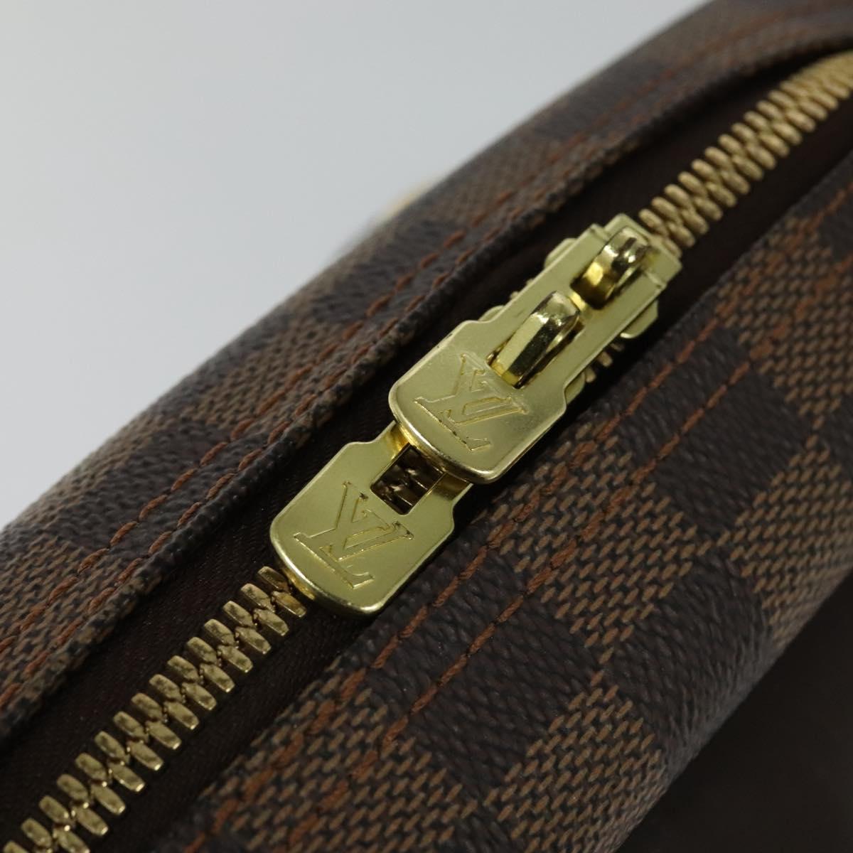 Louis Vuitton Deauville Brown Canvas Handbag (Pre-Owned)