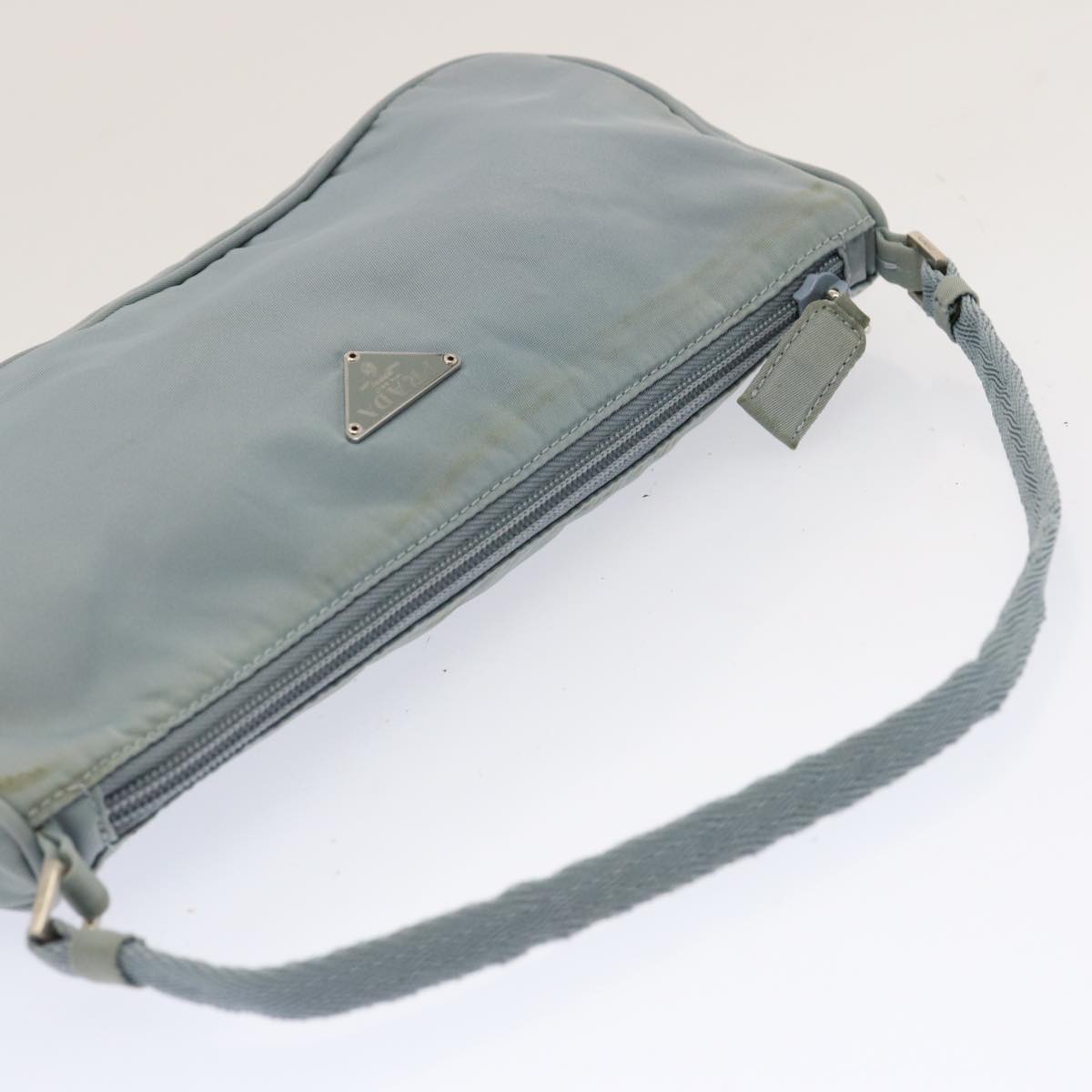 Prada Blue Synthetic Clutch Bag (Pre-Owned)