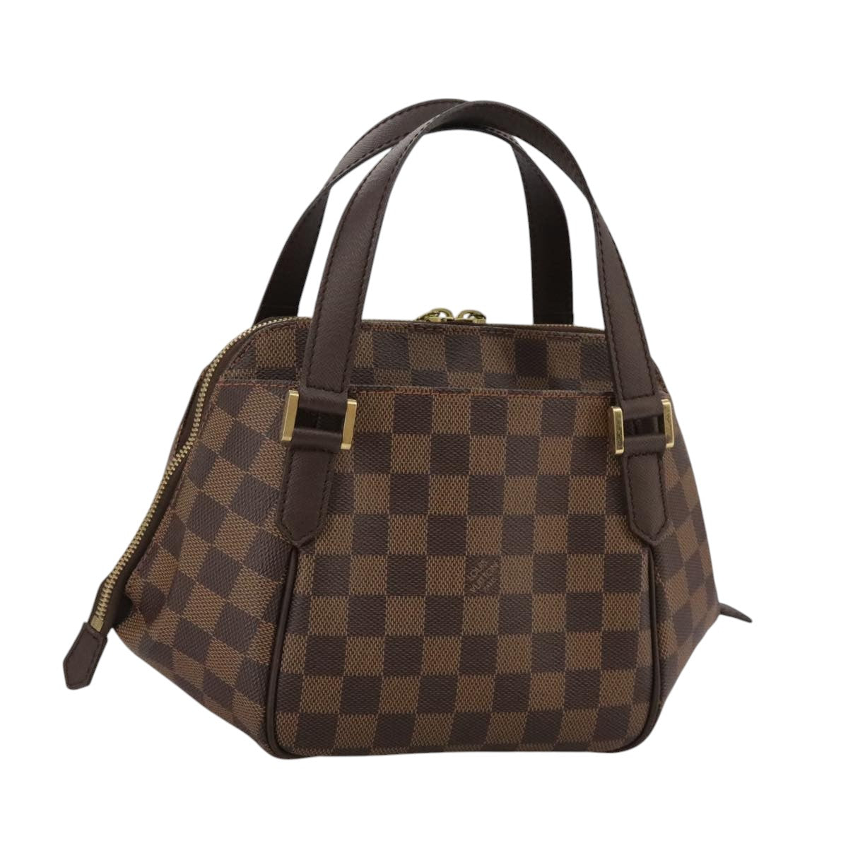 Louis Vuitton Belem Pm Brown Canvas Handbag (Pre-Owned)