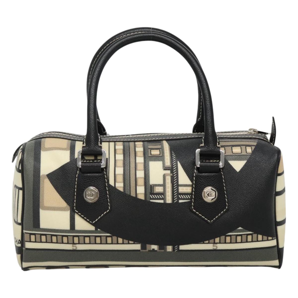 Chanel Central Station Beige Canvas Travel Bag (Pre-Owned)