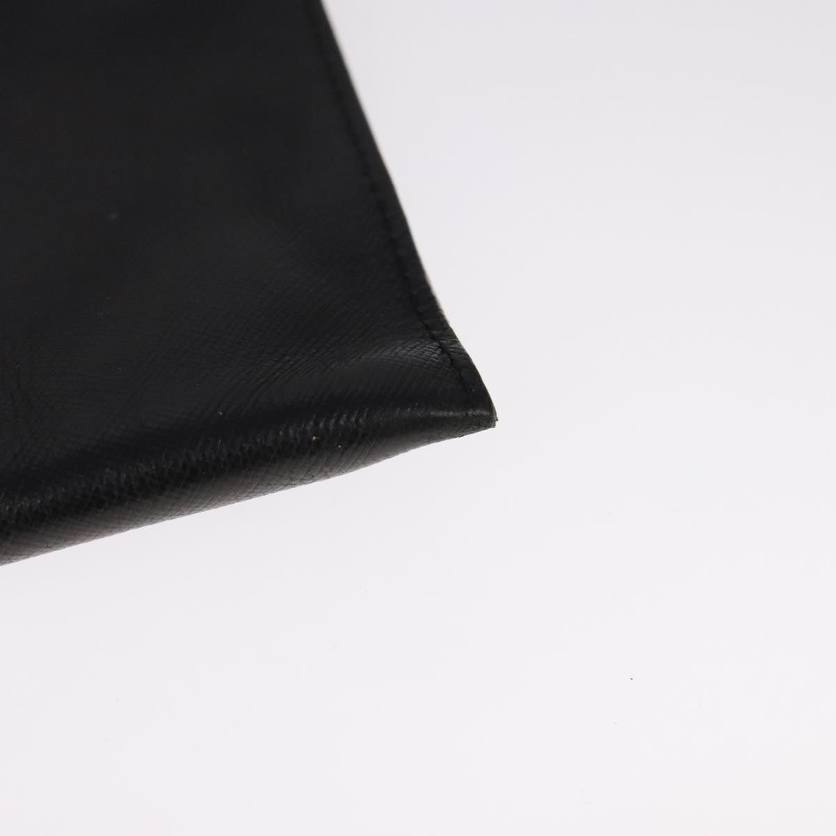 Prada Black Leather Clutch Bag (Pre-Owned)