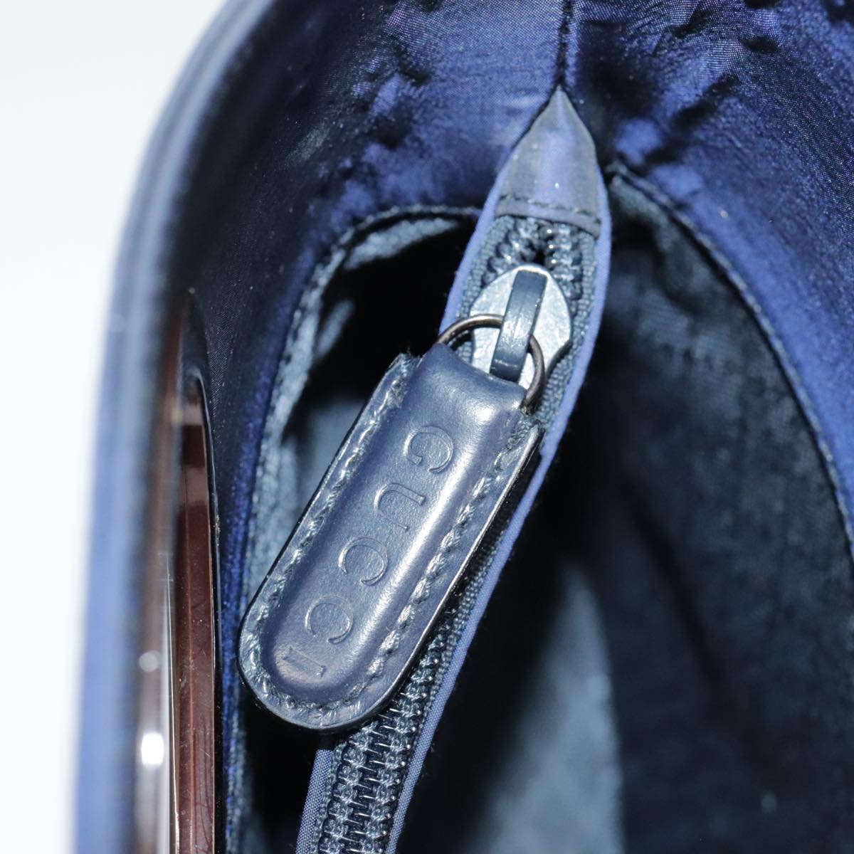 Gucci Brick Lane Tote Diamante Canvas Blue Canvas Crossbody Bag Bag (Pre-Owned)