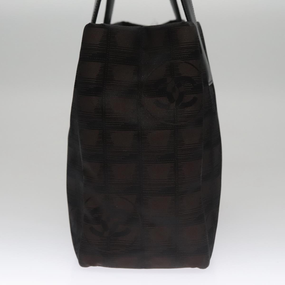 Chanel Travel Line Brown Synthetic Tote Bag (Pre-Owned)