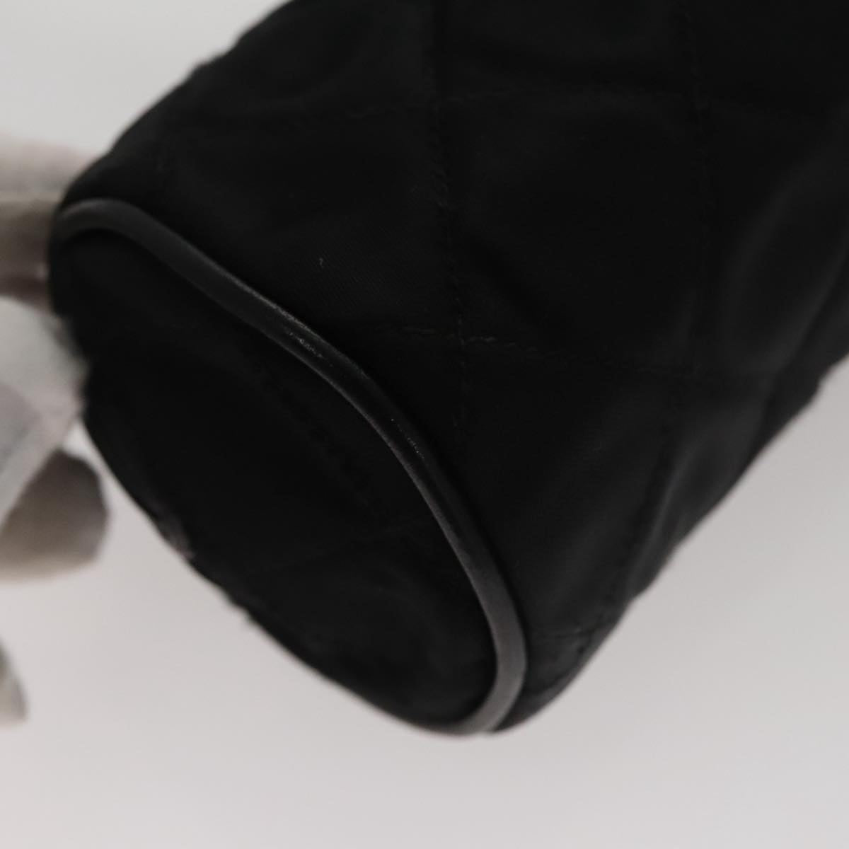 Chanel Gripoix Black Silk Clutch Bag (Pre-Owned)