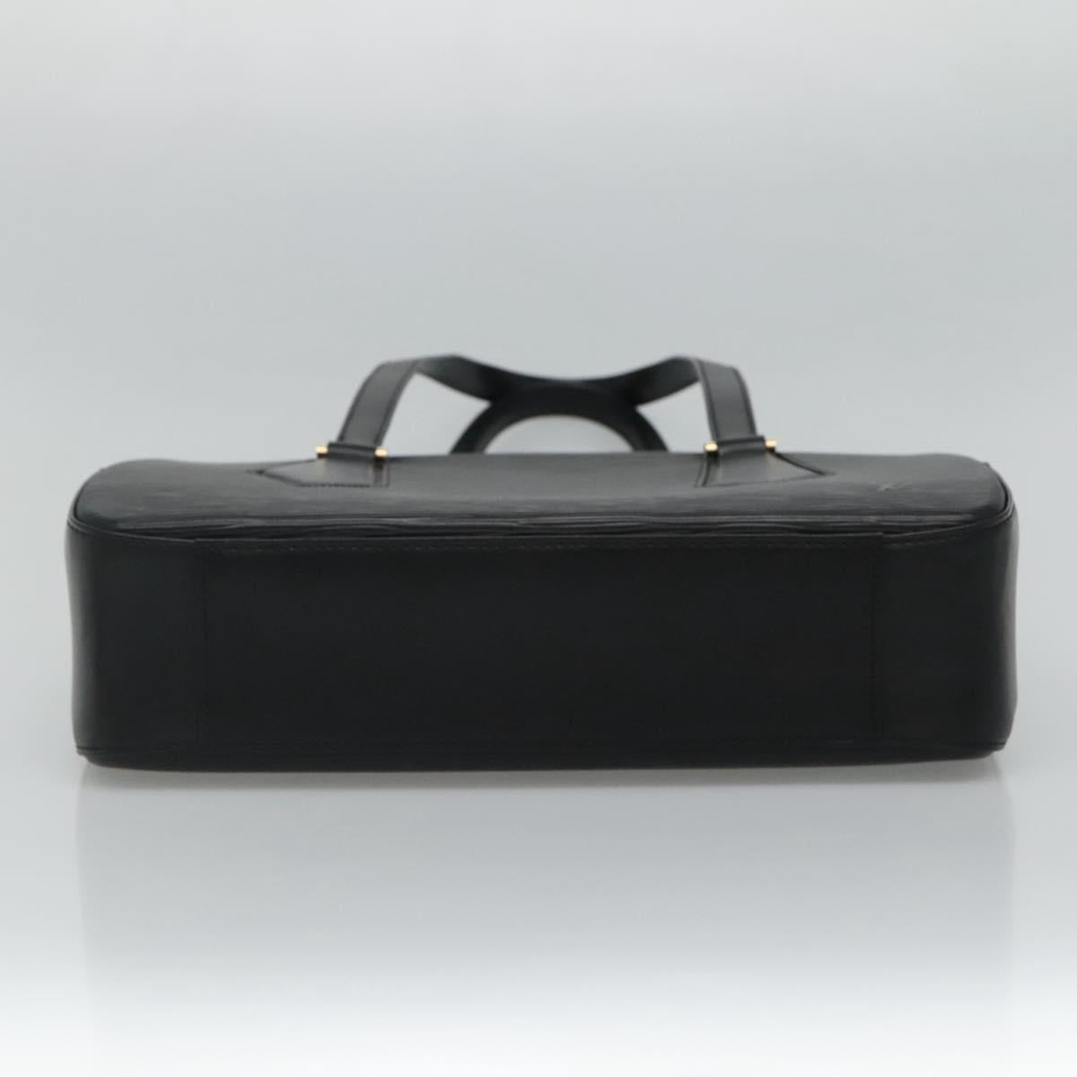 Louis Vuitton Voltaire Black Leather Shoulder Bag (Pre-Owned)