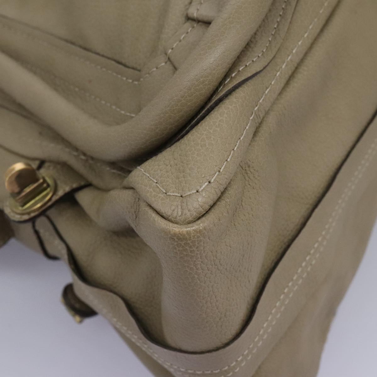 Chloé Paraty Beige Leather Handbag (Pre-Owned)