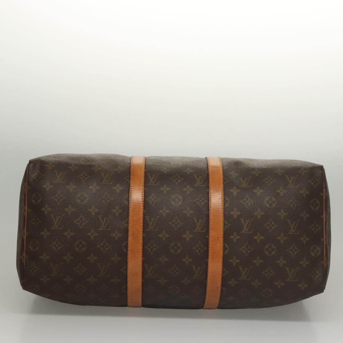 Louis Vuitton Keepall 45 Brown Canvas Travel Bag (Pre-Owned)