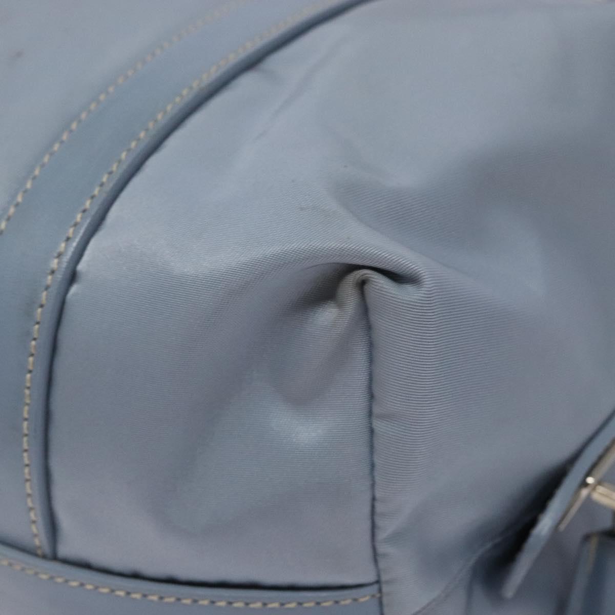 Prada Tessuto Blue Nylon Tote Bag (Pre-Owned)