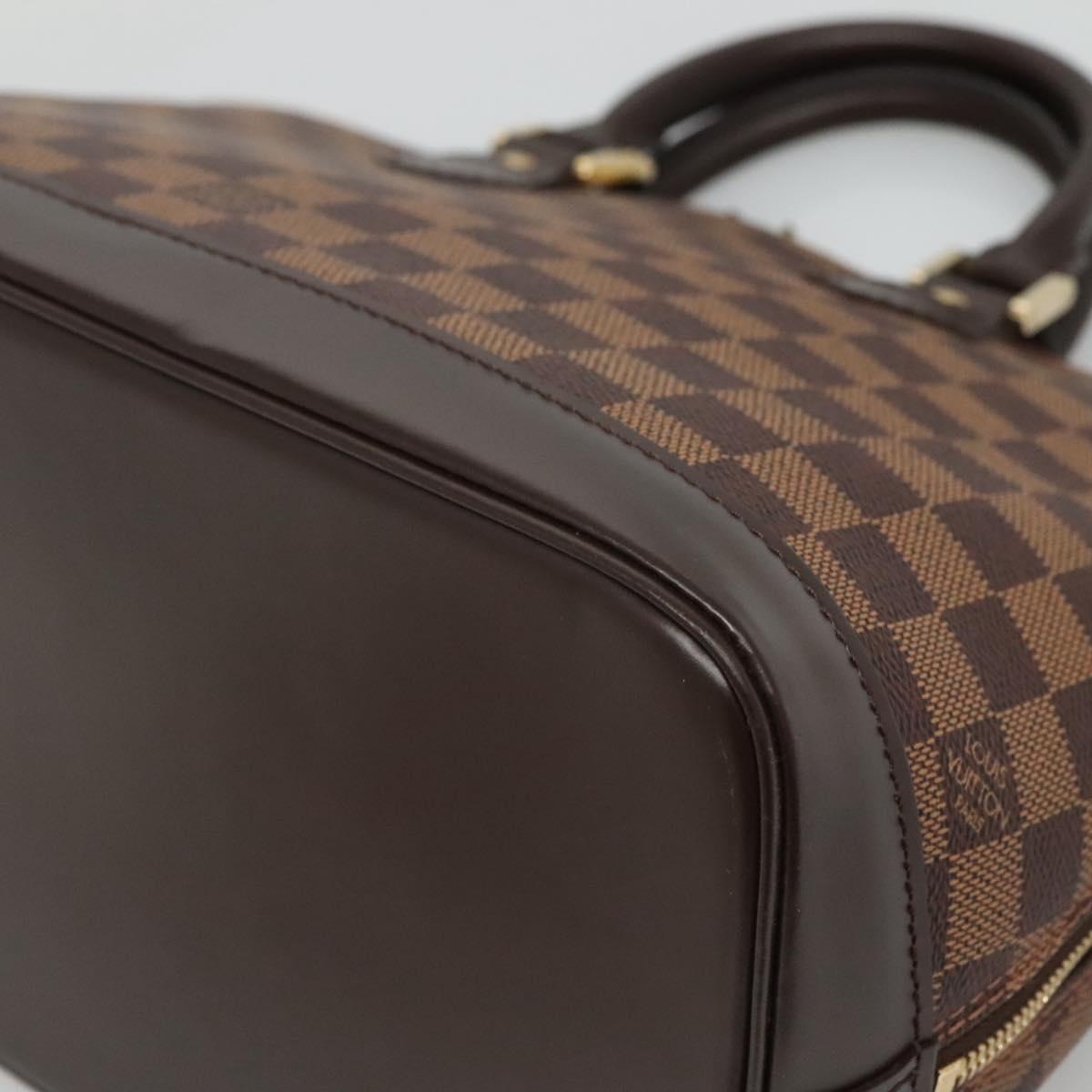 Louis Vuitton Alma Brown Canvas Handbag (Pre-Owned)