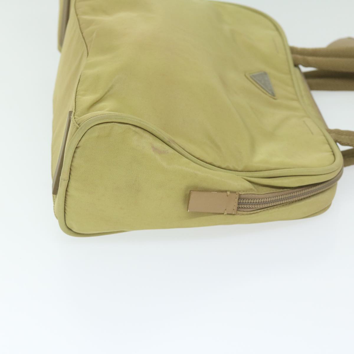 Prada Beige Synthetic Handbag (Pre-Owned)