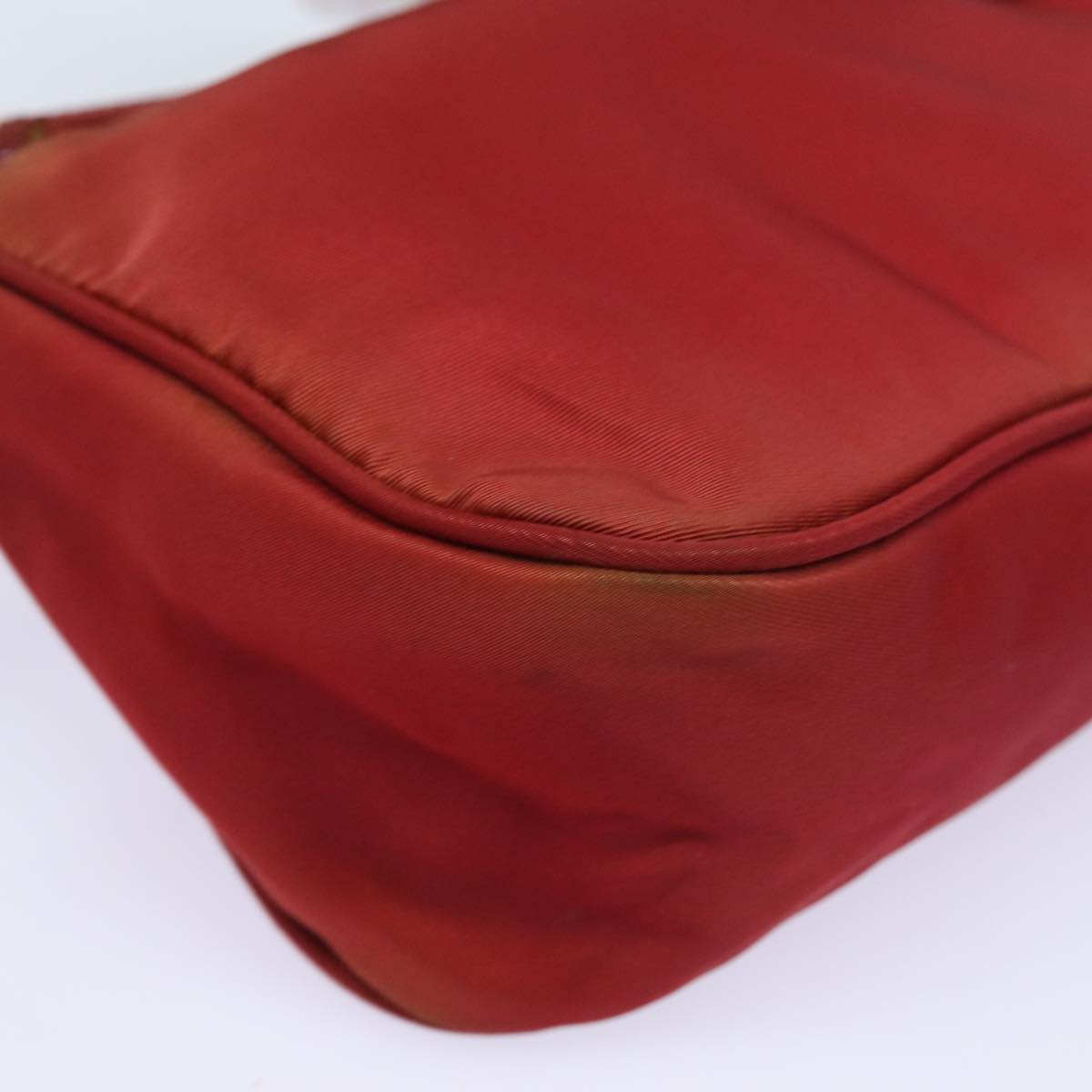 Prada Tessuto Red Synthetic Clutch Bag (Pre-Owned)