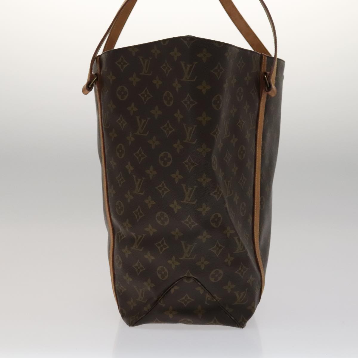 Louis Vuitton Shopping Brown Canvas Tote Bag (Pre-Owned)
