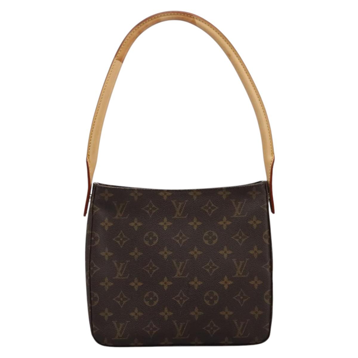Louis Vuitton Looping Mm Brown Canvas Shoulder Bag (Pre-Owned)