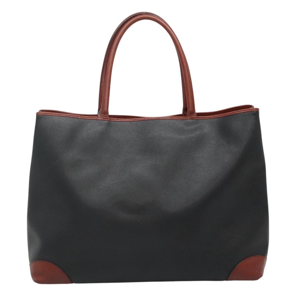 Bottega Veneta Black Canvas Tote Bag (Pre-Owned)