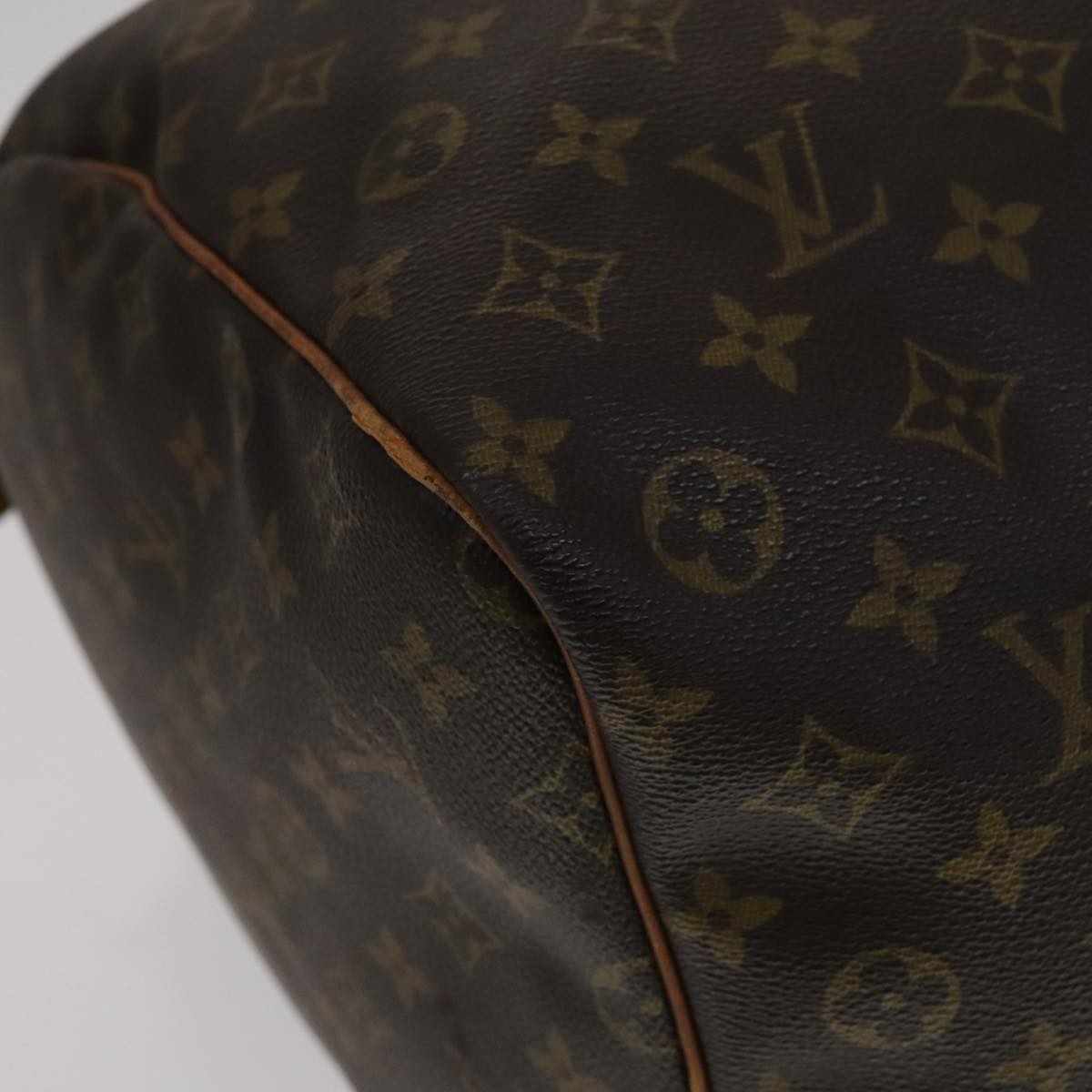 Louis Vuitton Keepall 60 Brown Canvas Travel Bag (Pre-Owned)