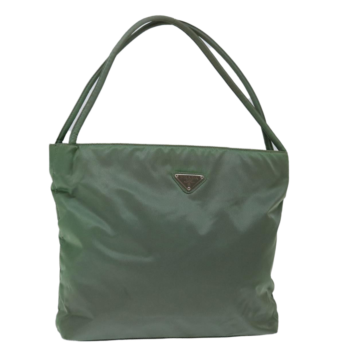Prada Khaki Synthetic Handbag (Pre-Owned)