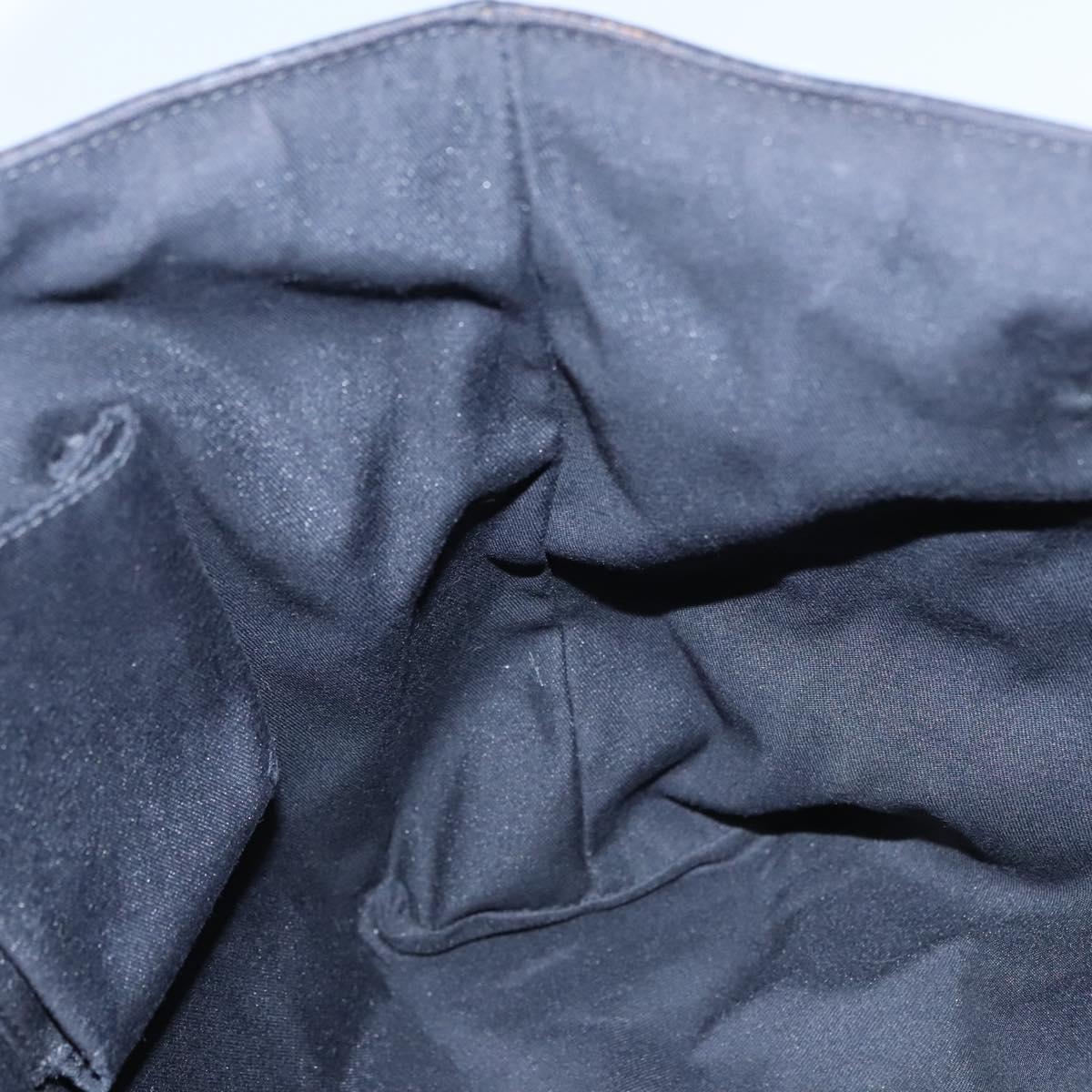 Gucci Abbey Black Canvas Tote Bag (Pre-Owned)
