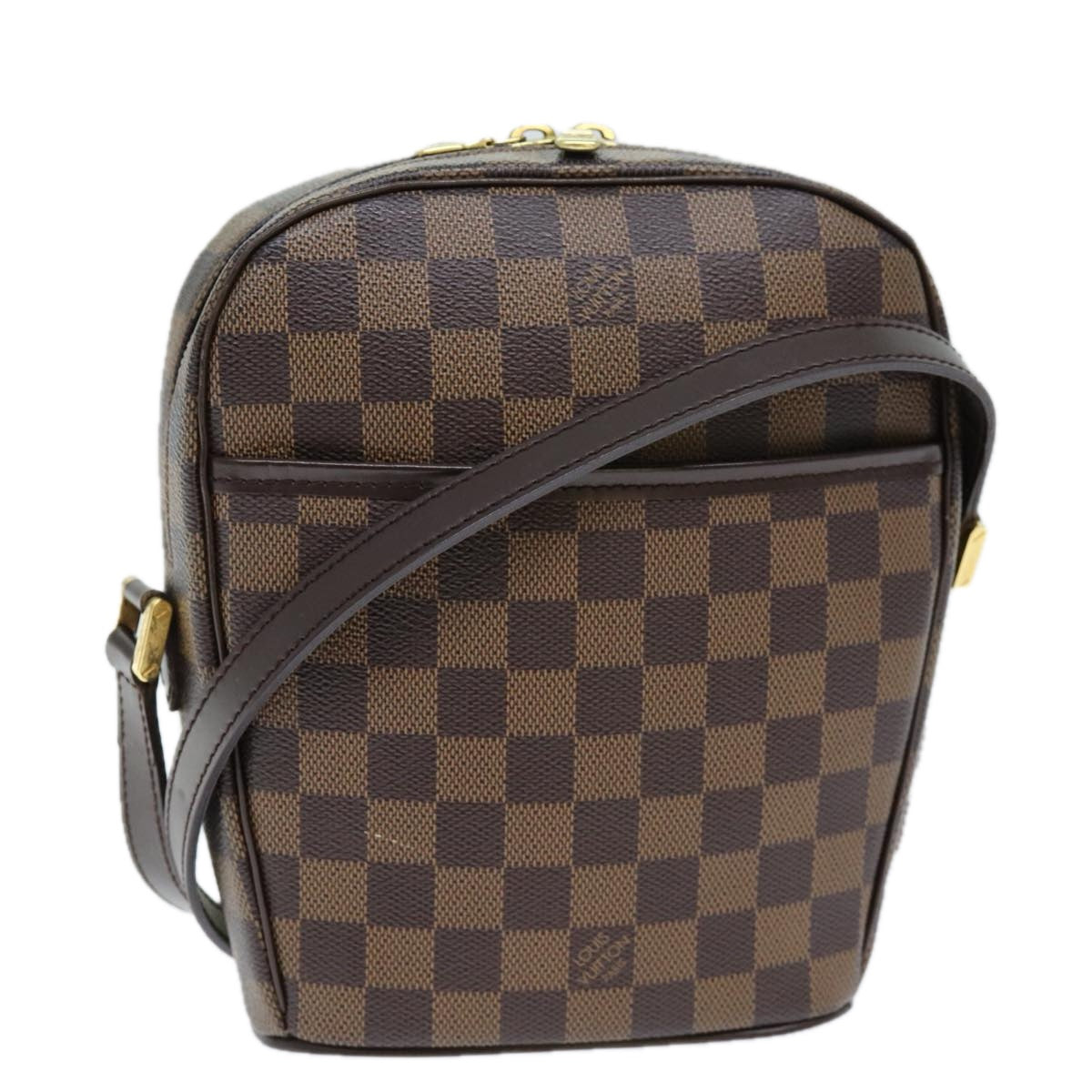Louis Vuitton Ipanema Brown Canvas Shoulder Bag (Pre-Owned)