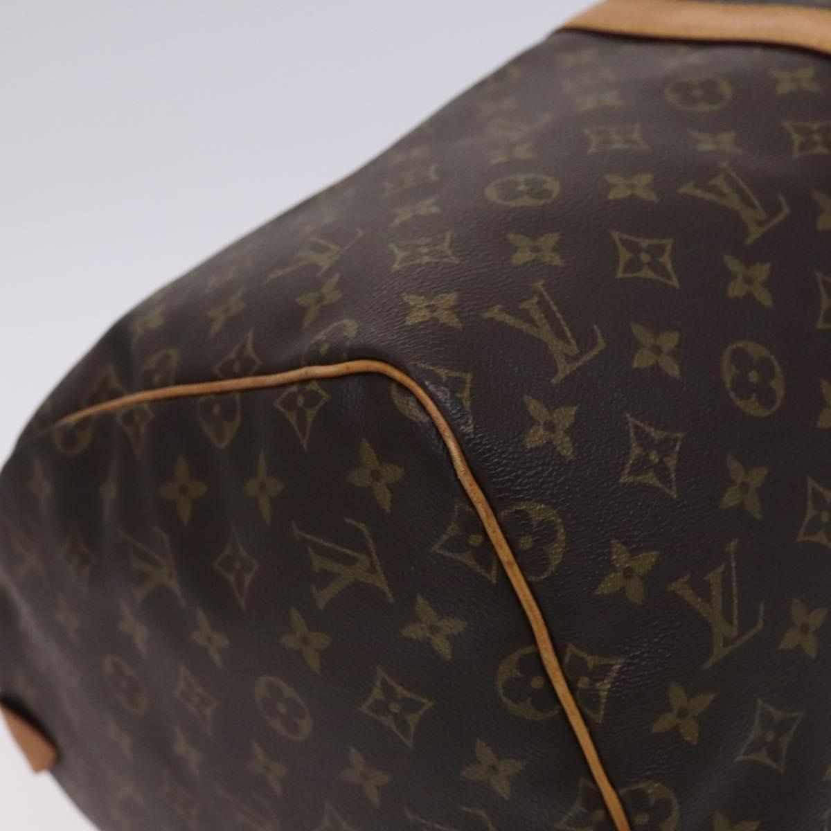 Louis Vuitton Keepall 55 Brown Canvas Travel Bag (Pre-Owned)