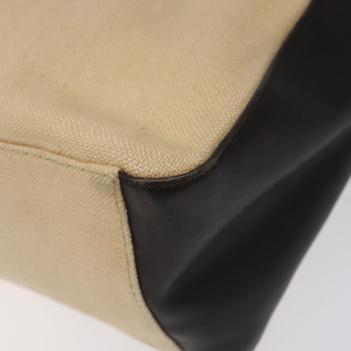 Gucci Beige Canvas Tote Bag (Pre-Owned)