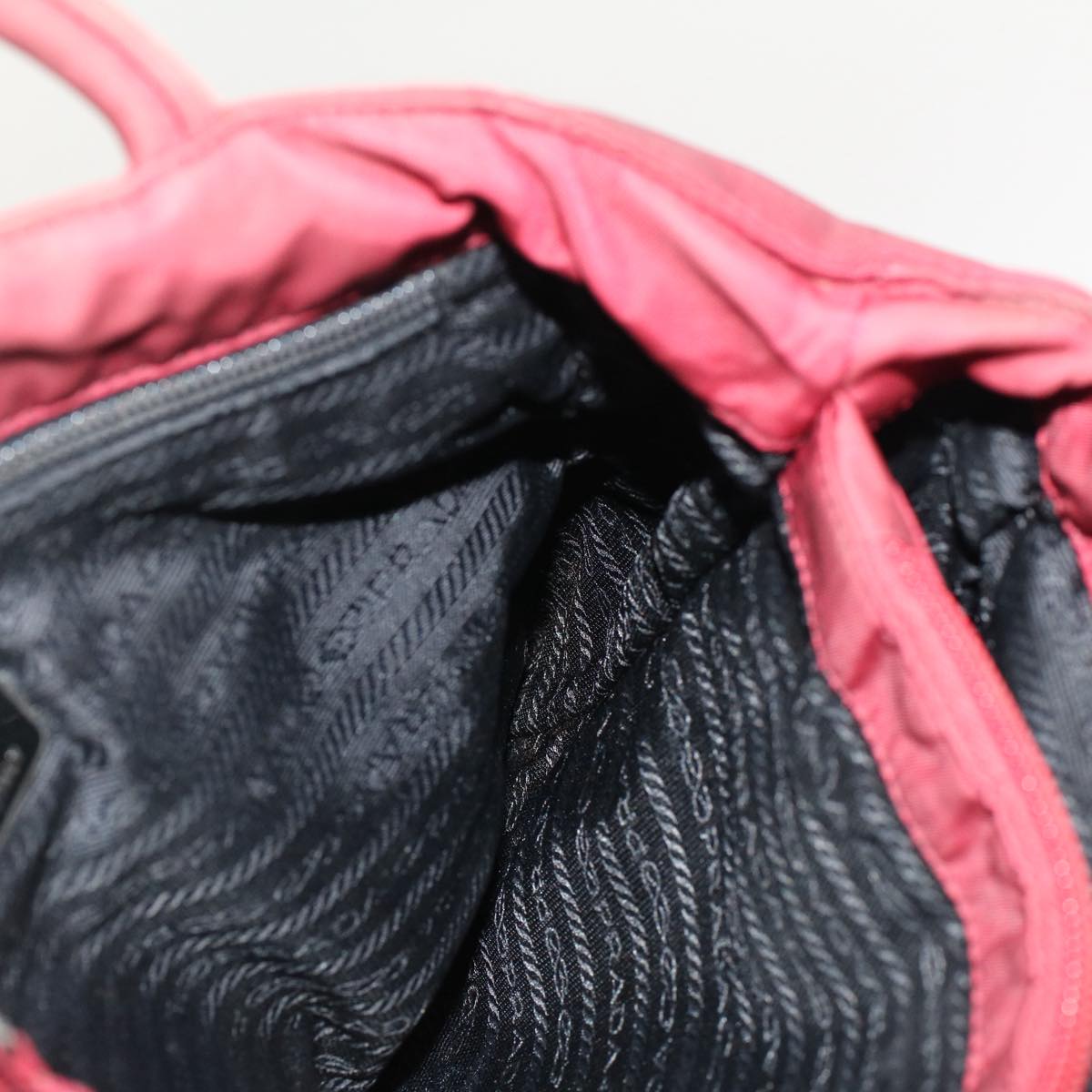Prada Tessuto Red Synthetic Handbag (Pre-Owned)