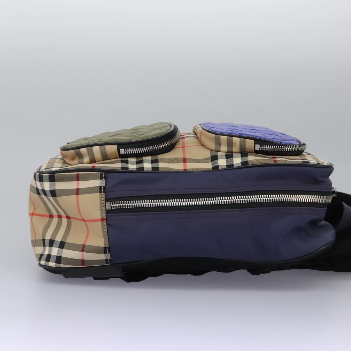 Burberry Nova Check Multicolour Synthetic Backpack Bag (Pre-Owned)