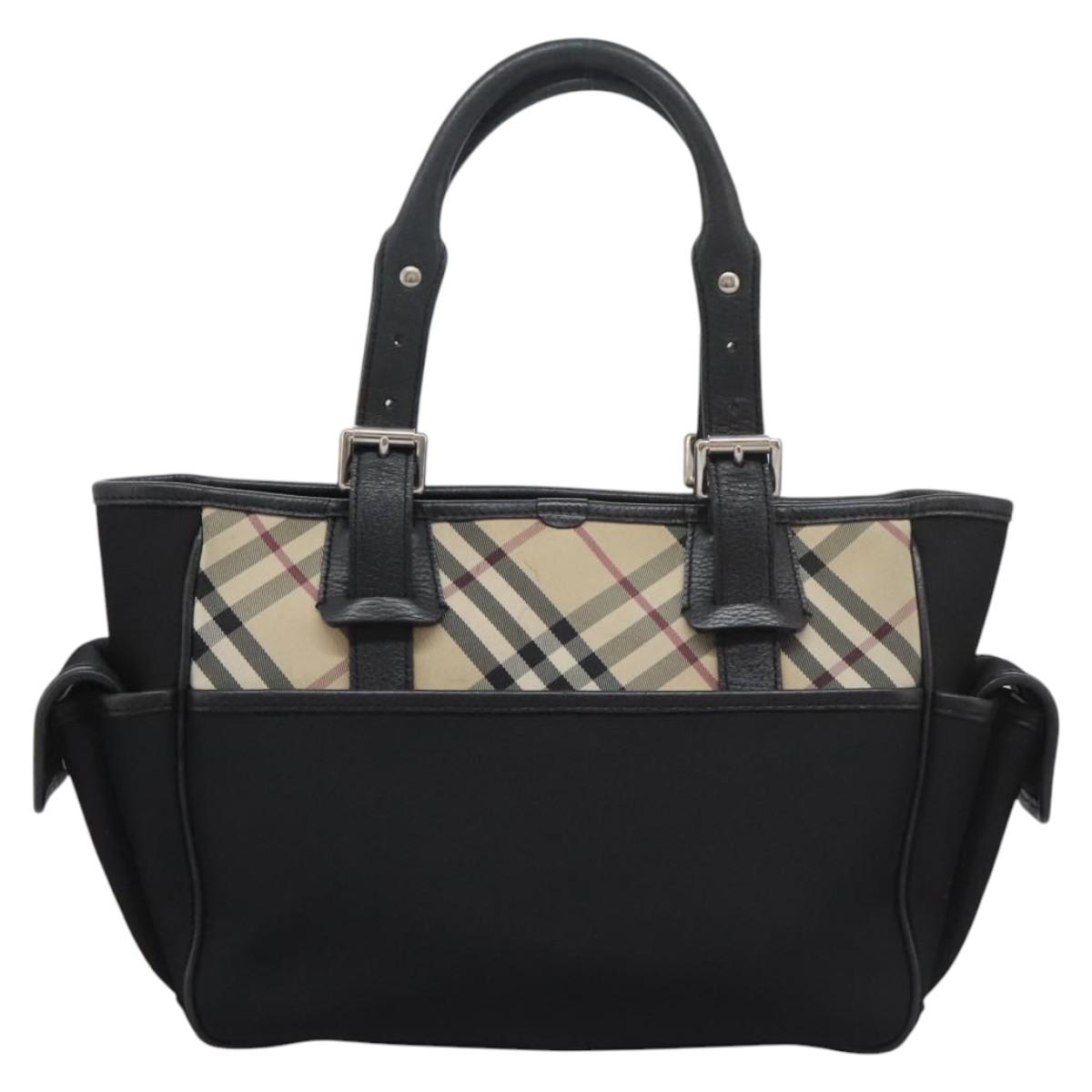 Burberry Nova Check Beige Canvas Tote Bag (Pre-Owned)