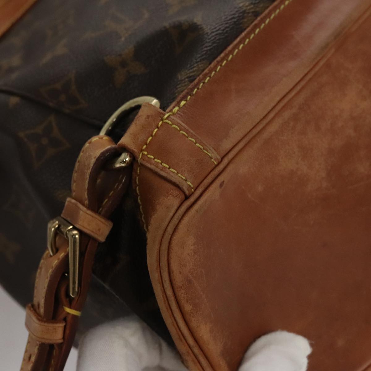 Louis Vuitton Montsouris Mm Brown Canvas Backpack Bag (Pre-Owned)