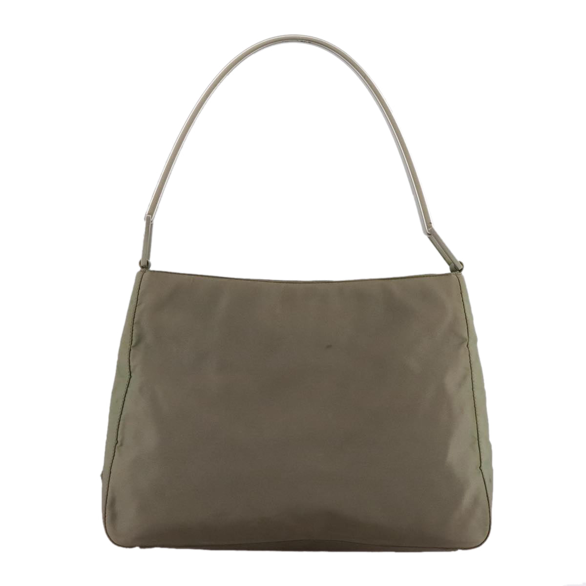Prada Tessuto Khaki Synthetic Shoulder Bag (Pre-Owned)