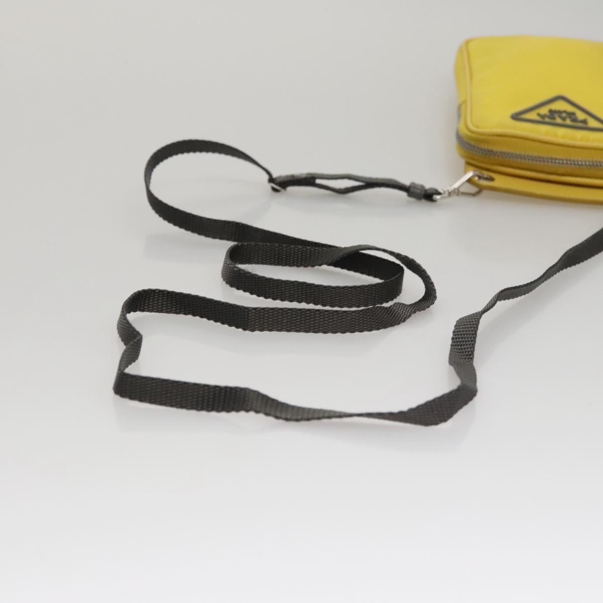 Prada Yellow Synthetic Shoulder Bag (Pre-Owned)