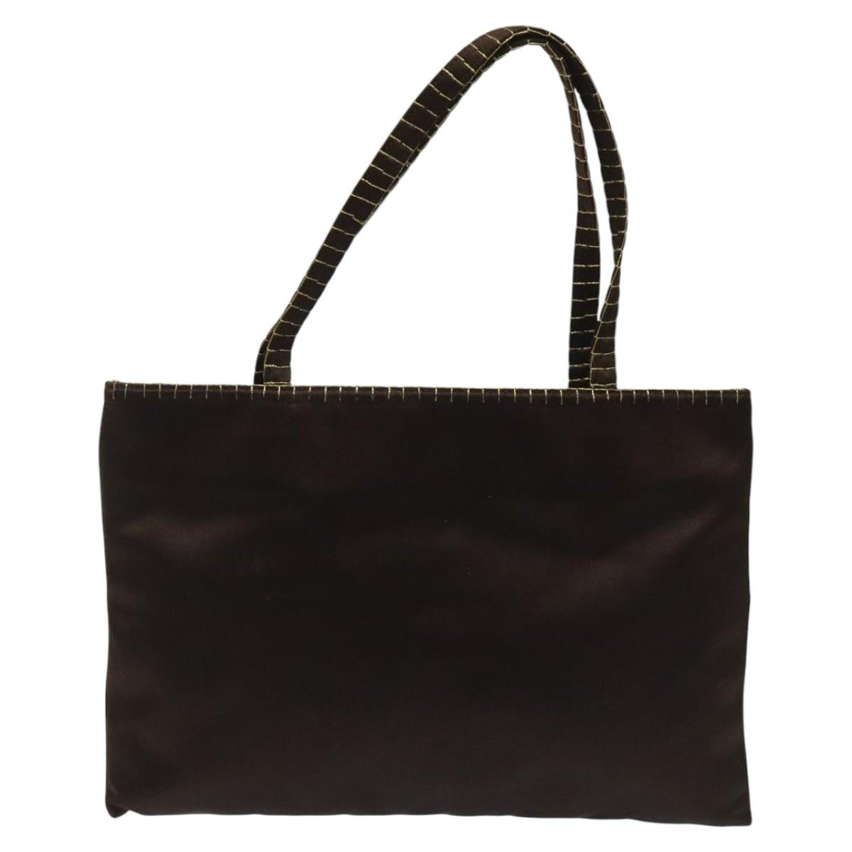 Prada Brown Synthetic Handbag (Pre-Owned)