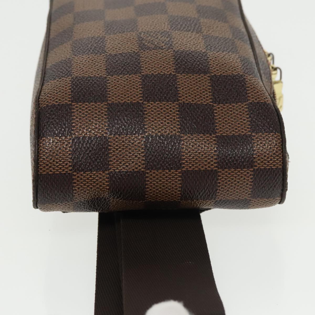 Louis Vuitton Geronimos Brown Canvas Shoulder Bag (Pre-Owned)
