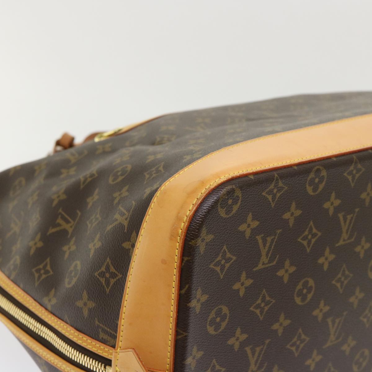 Louis Vuitton Alma Brown Canvas Travel Bag (Pre-Owned)
