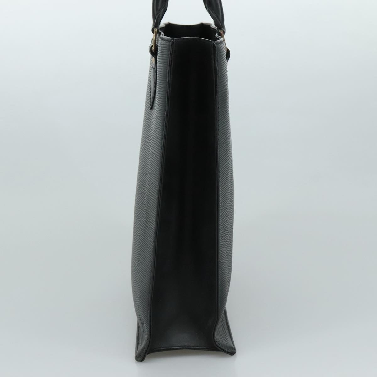 Louis Vuitton Black Leather Handbag (Pre-Owned)