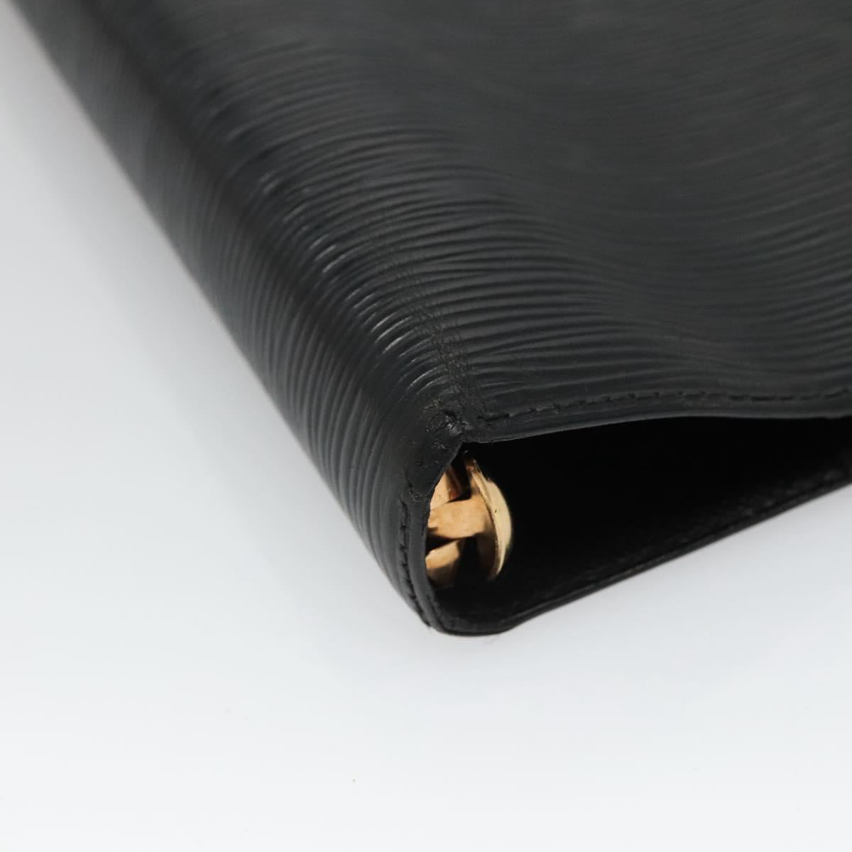 Louis Vuitton Agenda Cover Black Leather Wallet (Pre-Owned)