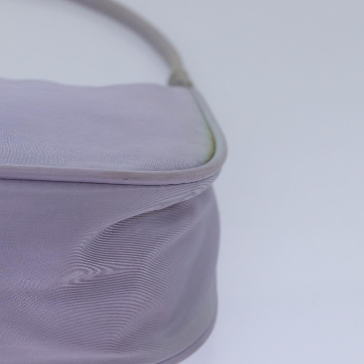 Prada Tessuto Purple Leather Clutch Bag (Pre-Owned)