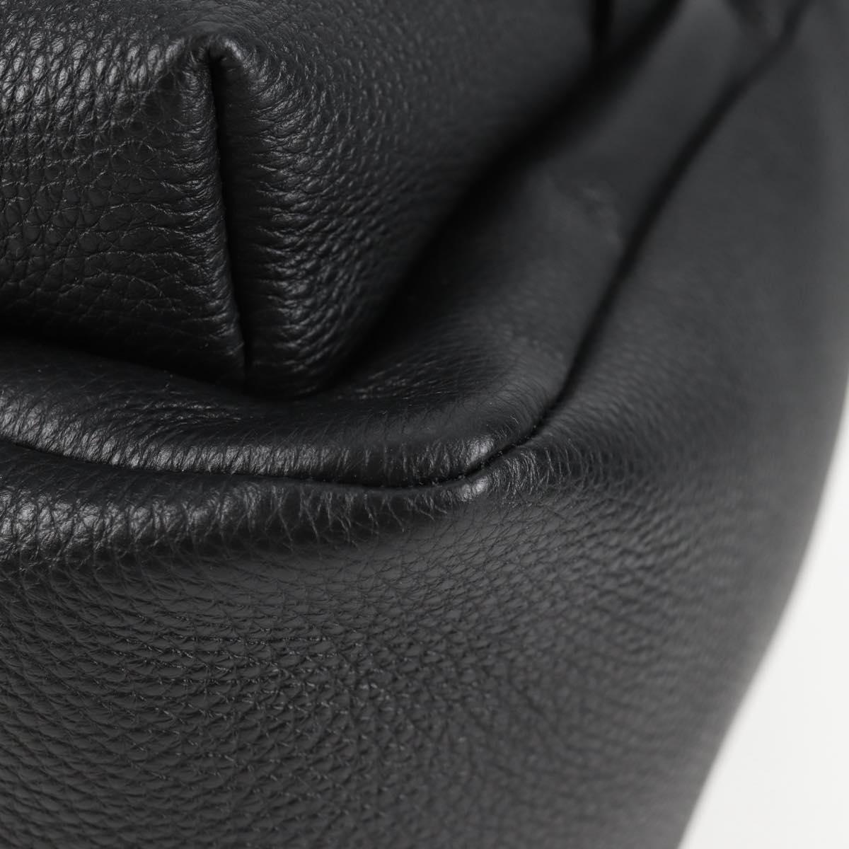 Versace Medusa Black Leather Backpack Bag (Pre-Owned)