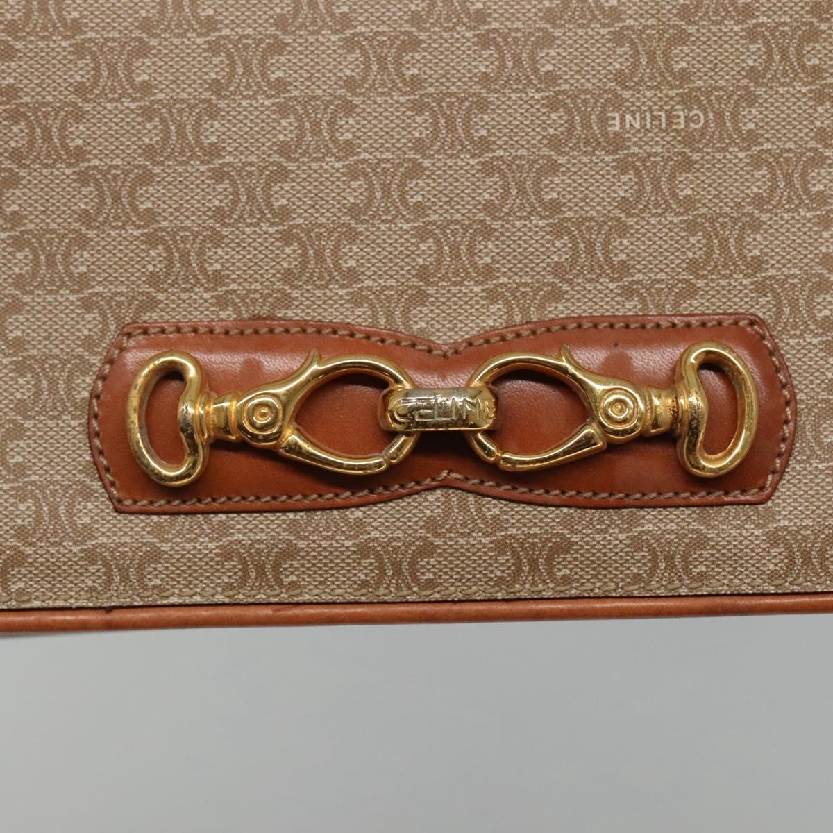 Céline Beige Canvas Shoulder Bag (Pre-Owned)