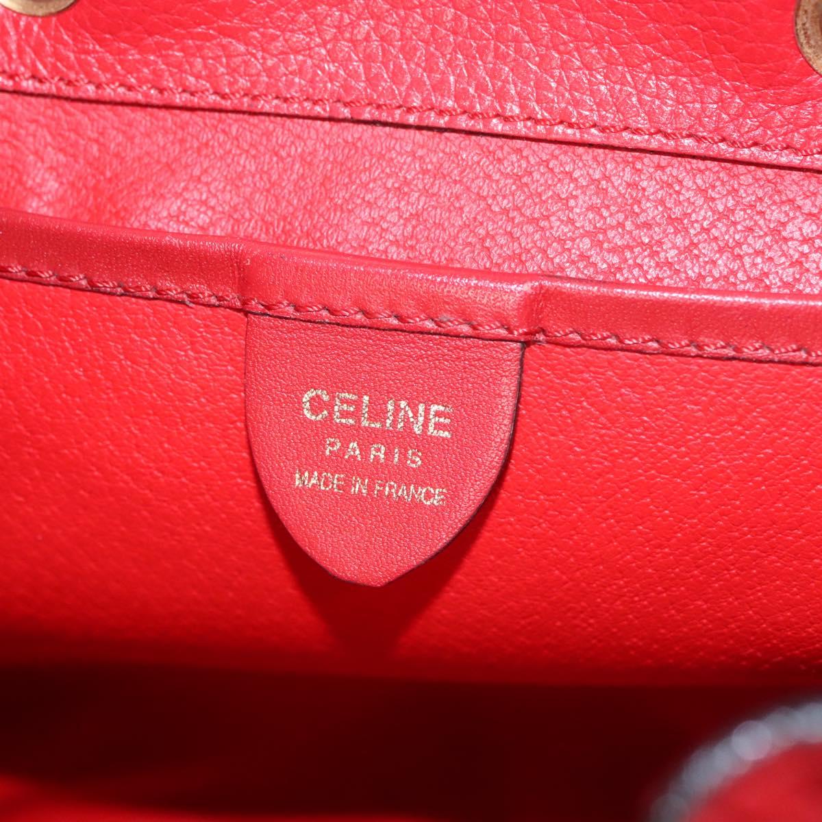 Céline Red Leather Backpack Bag (Pre-Owned)