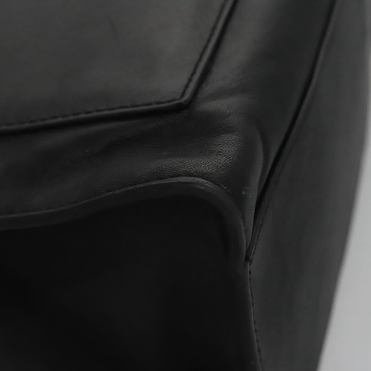 Ralph Lauren Polo Black Leather Tote Bag (Pre-Owned)
