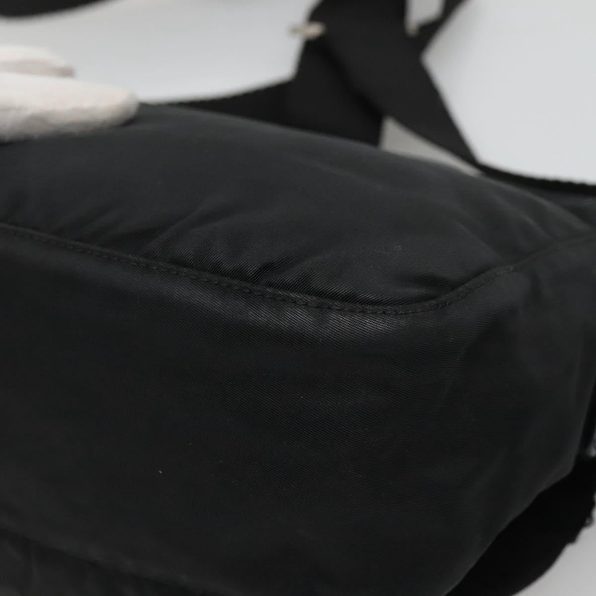 Prada Re-Nylon Black Synthetic Shoulder Bag (Pre-Owned)