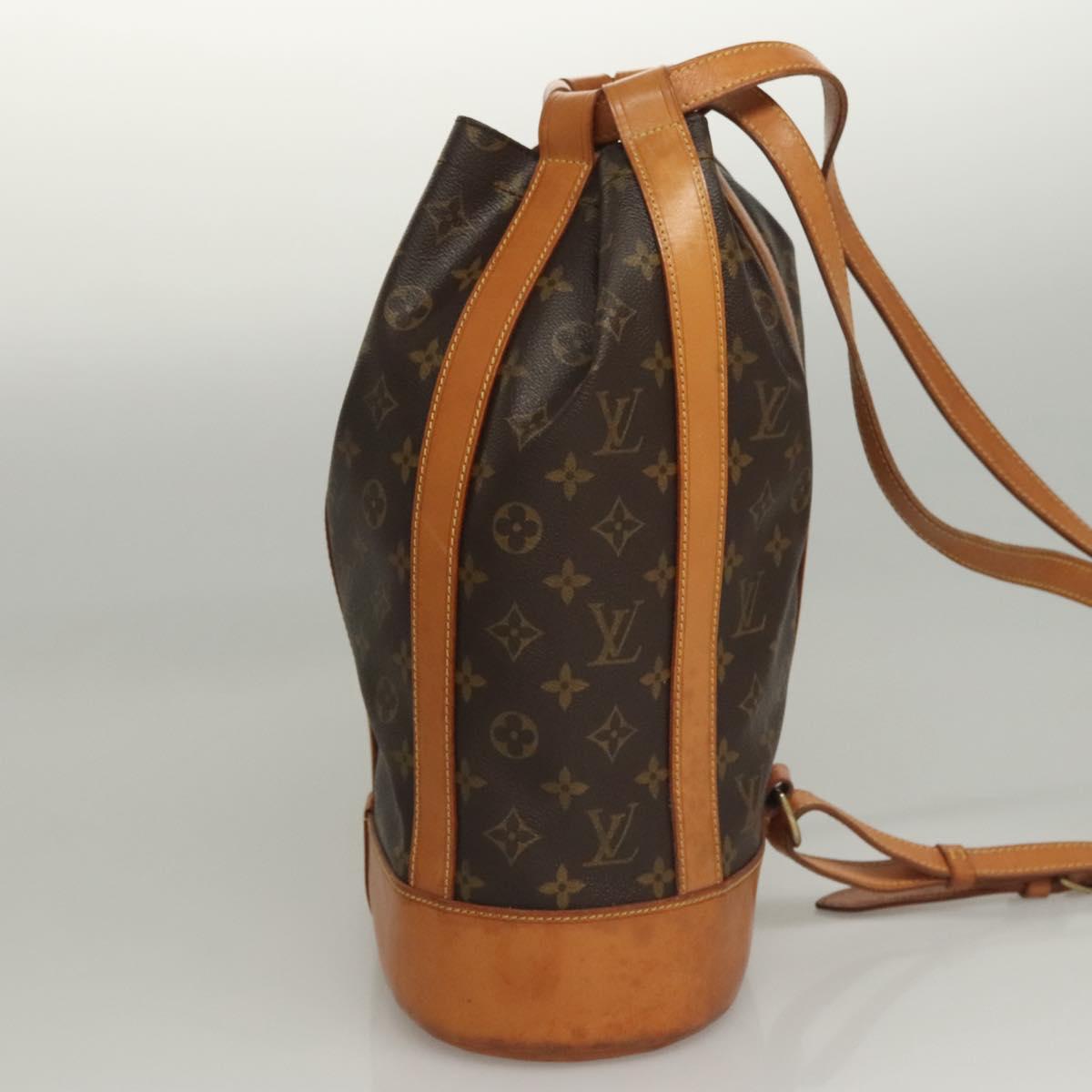 Louis Vuitton Randonnée Brown Canvas Shoulder Bag (Pre-Owned)