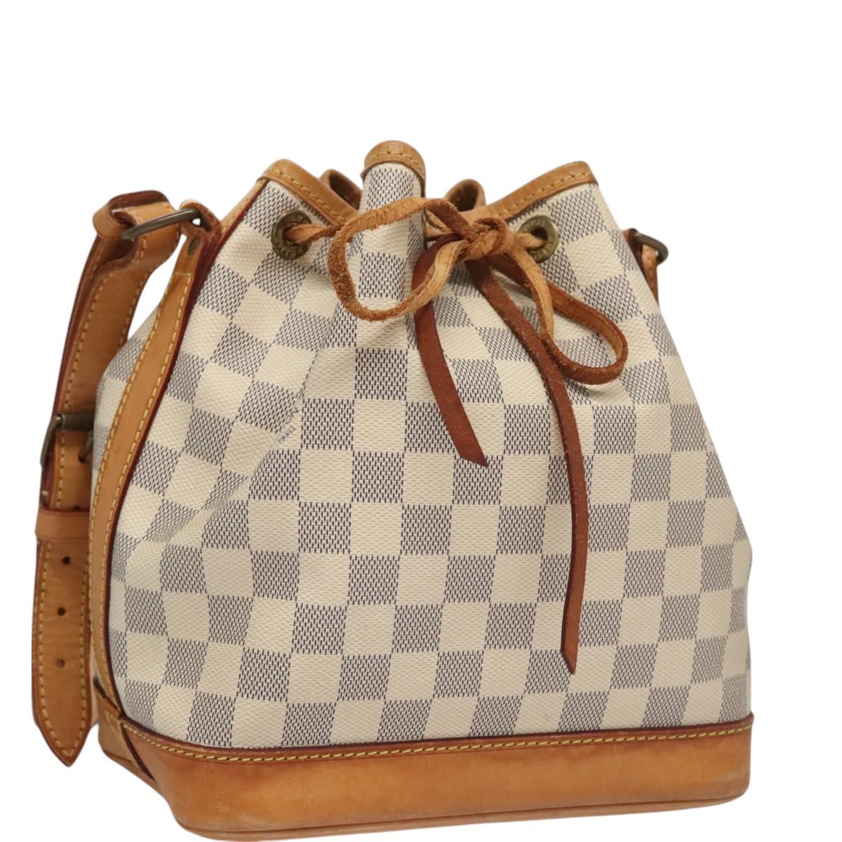 Louis Vuitton Noé Bb Grey Canvas Shoulder Bag (Pre-Owned)